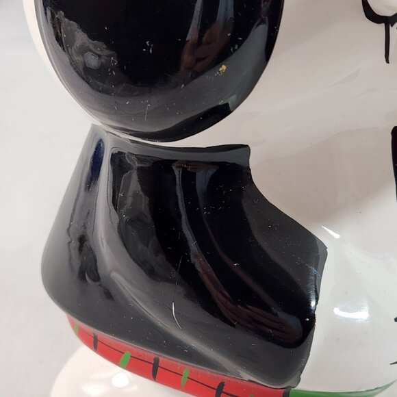 Snoopy Peanuts 1966 Scottish Bagpipes Ceramic Piggy Bank w/ Stopper VG+ Vintage - Picture 9 of 12